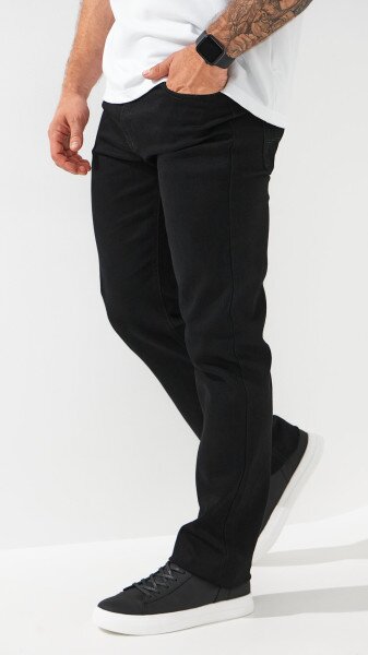 Купити Джинси Regular Fit чоловічі  6939 29 Чорний Артикул: 2000999235542 Фото №4