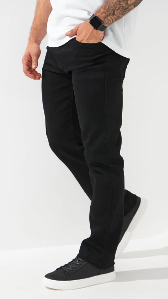 Купить Джинсы Regular Fit мужские  6939 29 Черный Артикул: 2000999235542 Фото №4