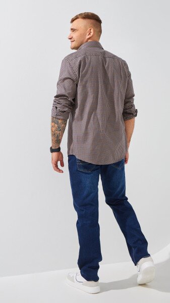 Купити Джинси Regular Fit чоловічі  903 29 Синій Артикул: 2000999302213 Фото №4