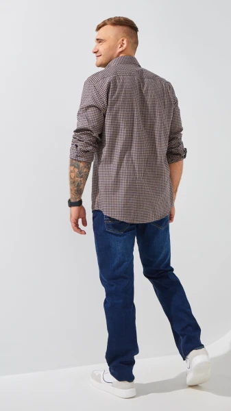 Купить Джинсы Regular Fit мужские 903 29 Синий Артикул: 2000999302213 Фото №4