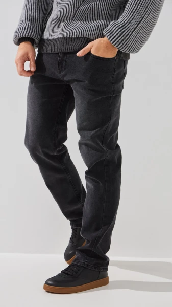 Купить Джинсы Regular Fit мужские HB400 28 Графитовый Артикул: 2000999193637 Фото №4