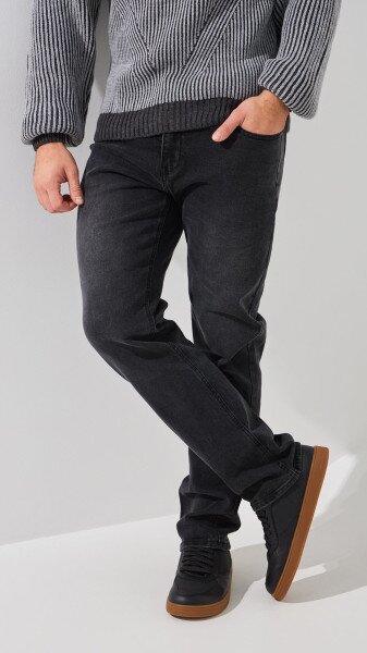 Купить Джинсы Regular Fit мужские HB400 28 Графитовый Артикул: 2000999193637 Фото №1