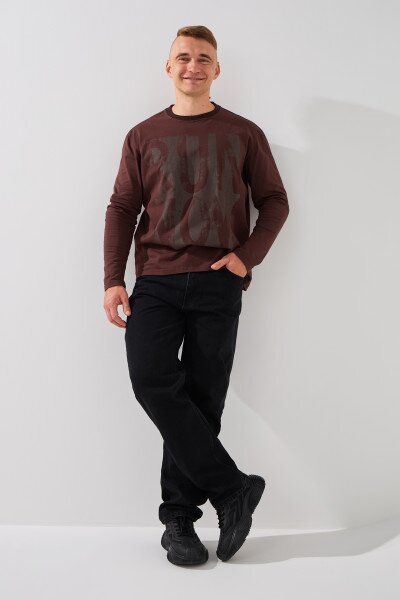 Купить Джинсы Regular fit мужские LAWA MBC02363 30 Черный Артикул: 2000999141515 Фото №2