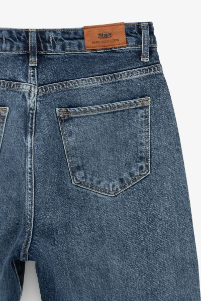 Купить Джинсы Regular Fit женские Zeo Basic 3922 36 Синий Артикул: 2000990955012 Фото №3
