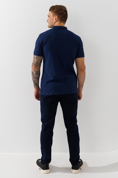 Купить Джинсы Slim Fit мужские 829 32 Темно-синий Артикул: 2000991003491 Фото №2
