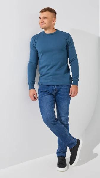 Купить Джинсы Slim Fit мужские  LTB1001 32 Синий Артикул: 2000999193583 Фото №2