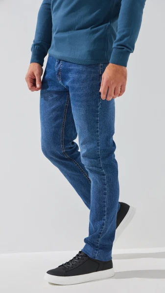 Купить Джинсы Slim Fit мужские  LTB1001 32 Синий Артикул: 2000999193583 Фото №3