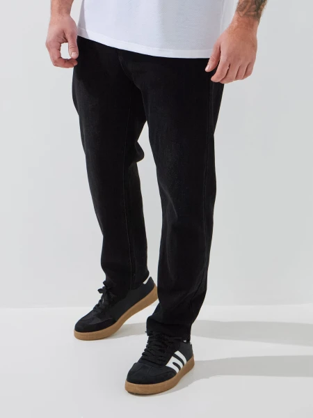 Купить Джинсы Slim Fit однотонные мужские GENUA 2226 32 Черный Артикул: 2000999385650 Фото №1