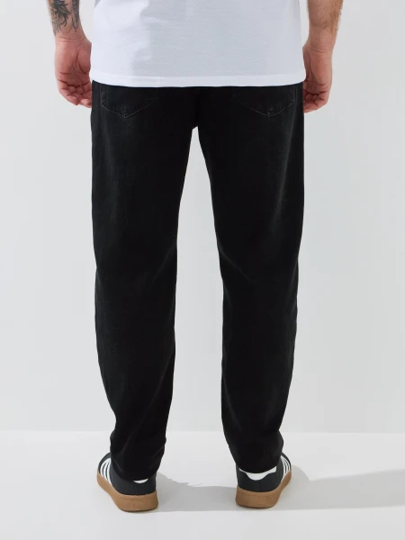 Купить Джинсы Slim Fit однотонные мужские GENUA 2226 32 Черный Артикул: 2000999385650 Фото №3