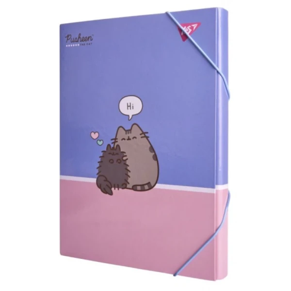 Папка для труда на резинке &quot;Pusheen&quot; Yes 500249 Разноцветный