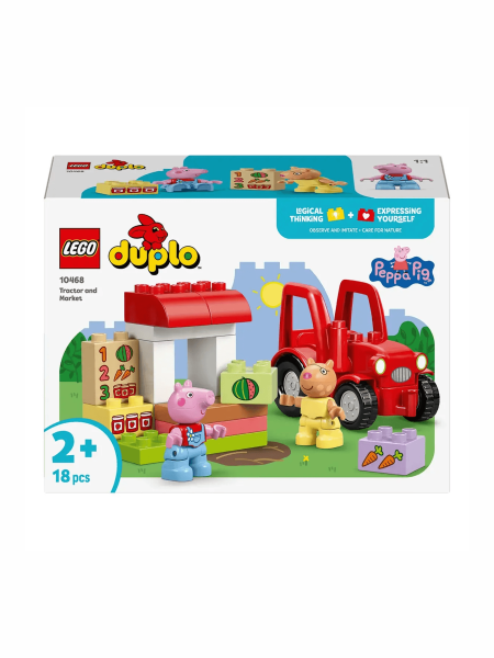 Купить Конструктор "Трактор и рынок" LEGO 10468 Разноцветный Артикул: 5702018056493 Фото №1
