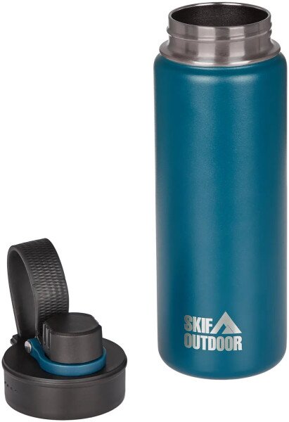 Купить Термобутылка Skif Outdoor Sporty Plus 389.01.48 530 мл Голубой Артикул: 4820242923693 Фото №2
