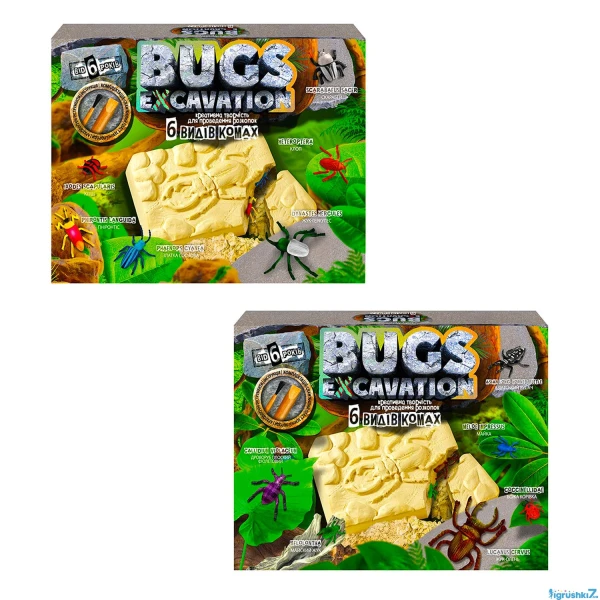 Купити Креативна творчість для проведення розкопок "BUGS EXCAVATION" жуки BEX-01-05U,06U Різнокольоровий Артикул: 2000980918713