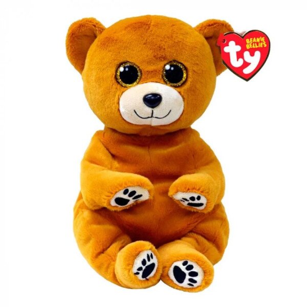 Мягкая игрушка TY BEANIE BELLIES Медвежонок «DUNCAN» 43206 25 см Разноцветный