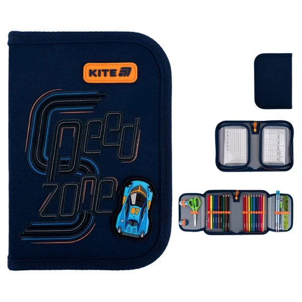 Пенал без наповнення Studio Petseed Zone Kite K25-622H-4 Різнокольоровий