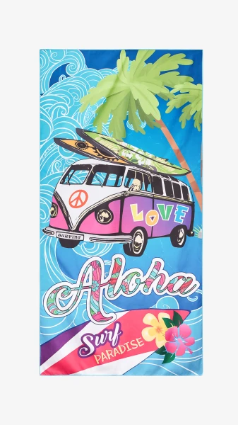 Купити Рушник для пляжу "Aloha" 42351-3 Різнокольоровий Артикул: 2000999459184 Фото №1