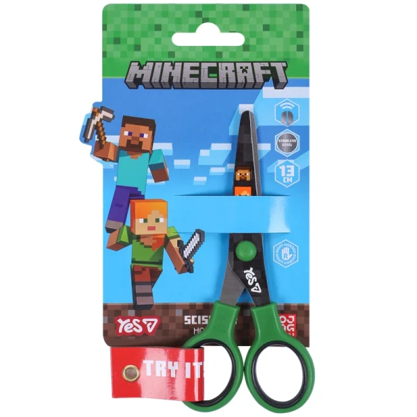Купить Ножницы Yes "Minecraft" 480476 13 см Разноцветный Артикул: 5056574464200 Фото №1