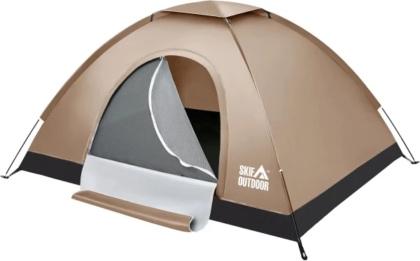 Купити Намет двомісний туристичний Skif Outdoor Adventure I 389.04.97 Бежевий Артикул: 4820298370298 Фото №2