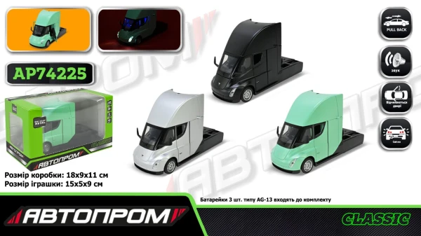 Купить Игрушка Машина АВТОПРОМ AP74225 Серый Артикул: 6900001202189 Фото №3