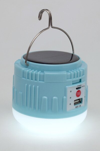 Ліхтарик кемпінговий на сонячній бат з POWERBANK CAMP LIGHT (2000989398189)