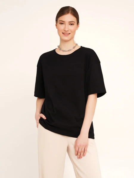 Купити Футболка LAWA WBC02301 XS Чорний Артикул: 2000989898962 Фото №1