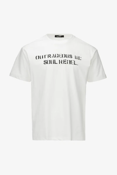 Купить Футболка с принтом мужская 35005MP XL Белый Артикул: 2000990512376 Фото №1