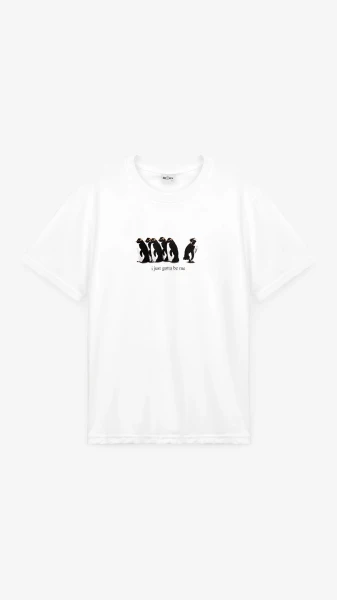 Купить Футболка с принтом мужская Demos 4035MP XL Белый Артикул: 2000990989550 Фото №1