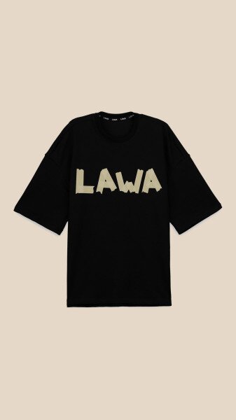 Футболка с принтом мужская LAWA P-MT02303 3XL Черный