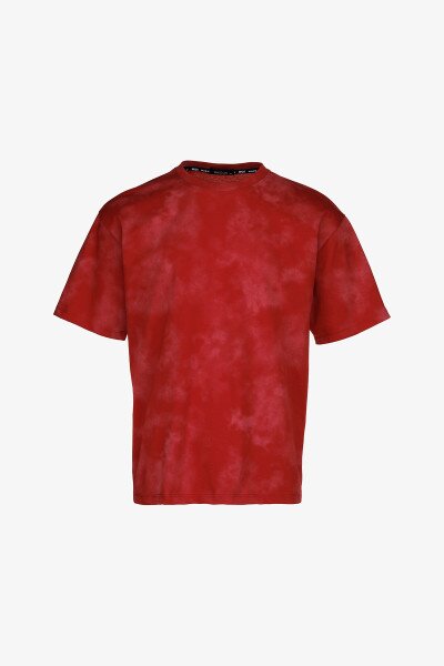 Купить Футболка с узором мужская 1507 XL Бордовый Артикул: 2000990874375 Фото №1