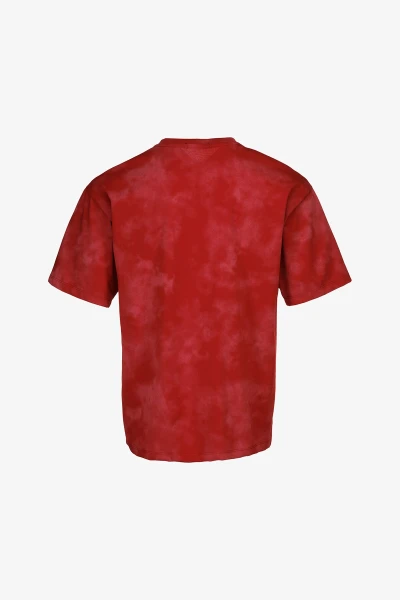 Купить Футболка с узором мужская 1507 XL Бордовый Артикул: 2000990874375 Фото №2