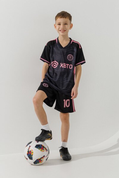 Футбольна форма для хлопчика BLD INTER MESSI 104 см Чорний