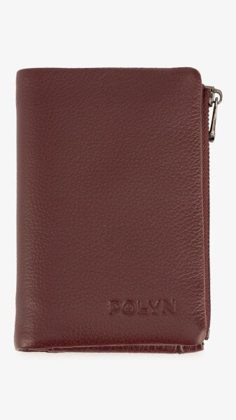 Купить Кошелек женский Polyn 9937-1806 Бордовый Артикул: 2000999238345 Фото №1