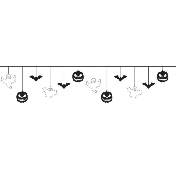 Гирлянда YES 801187 Halloween mix, 12 фигурок, 3м (5056574401731)