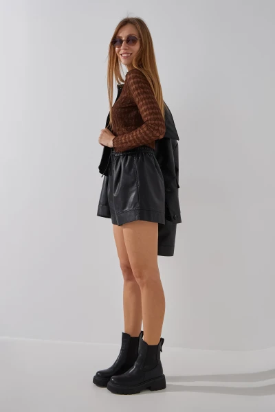 Купить Гольф однотонный женский Rong Rong 993 One Size Коричневый Артикул: 2000990897268 Фото №4