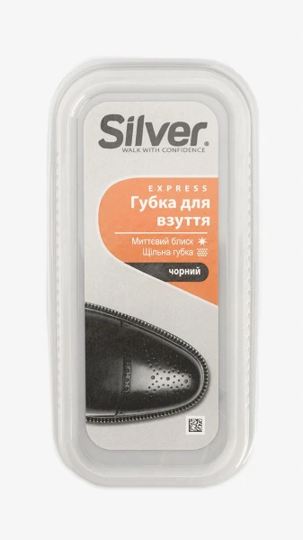 Купить Губка для обуви "Мгновенный блеск" Silver Прозрачный Артикул: 8690757202110 Фото №1