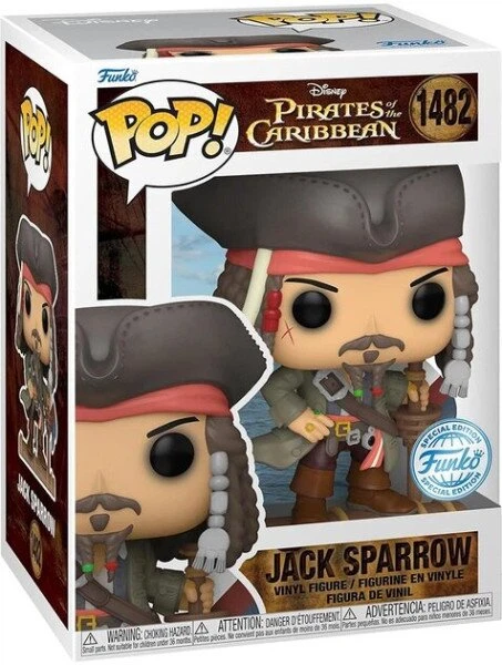 Купити Ігрова фігурка FUNKO POP! ДЖЕК СПАРРОУ FUNKO 81940 Різнокольоровий Артикул: 8930007480906 Фото №2