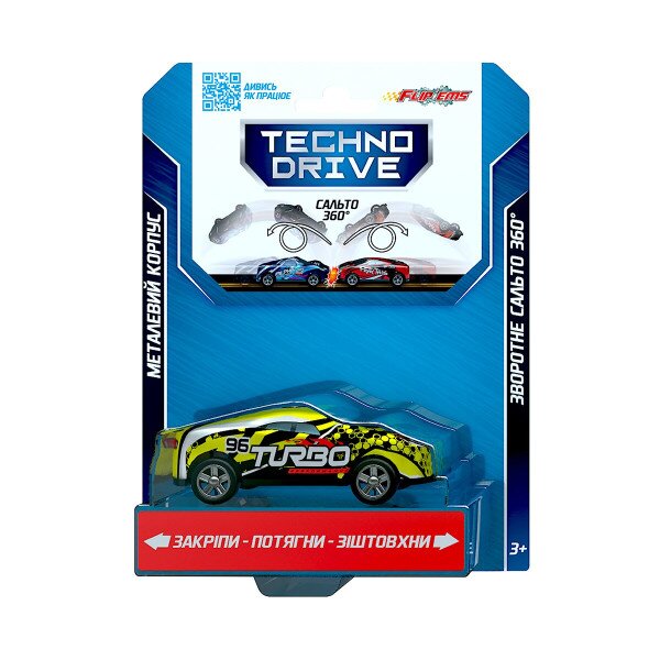 Купить Игровая машинка Flip'ems TechnoDrive 1312 Крутой переворот в ассортименте (8886457613121) Артикул: 8886457613121 Фото №2