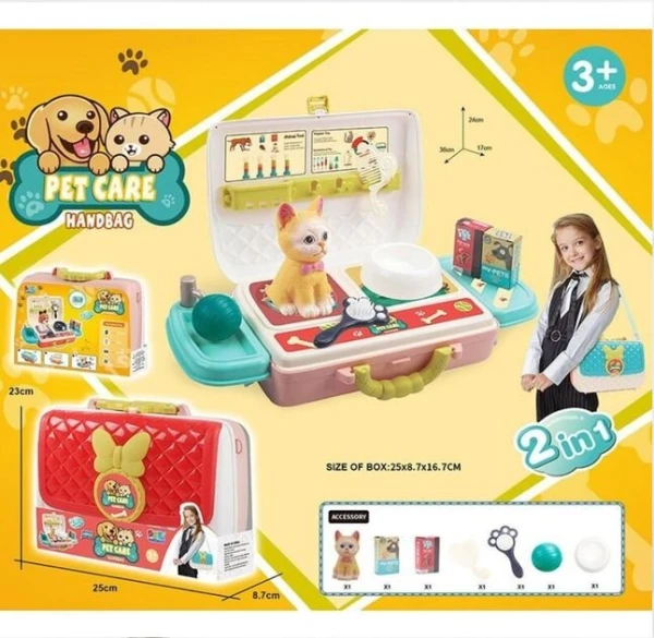 Игровой набор с животными «Котенок» 16881 Разноцветный