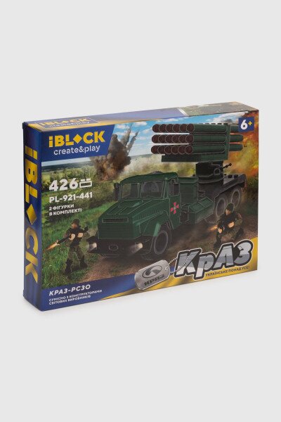 Іграшка конструктор Армія IBLOCK IBLOCK PL-921-441 Різнокольоровий (6903069354807)