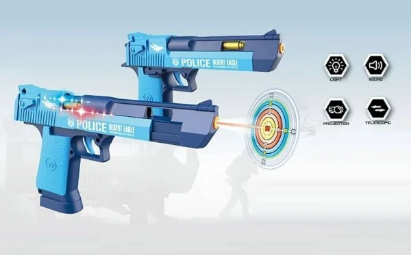 Игрушка Пистолет 8180-36A Разноцветный