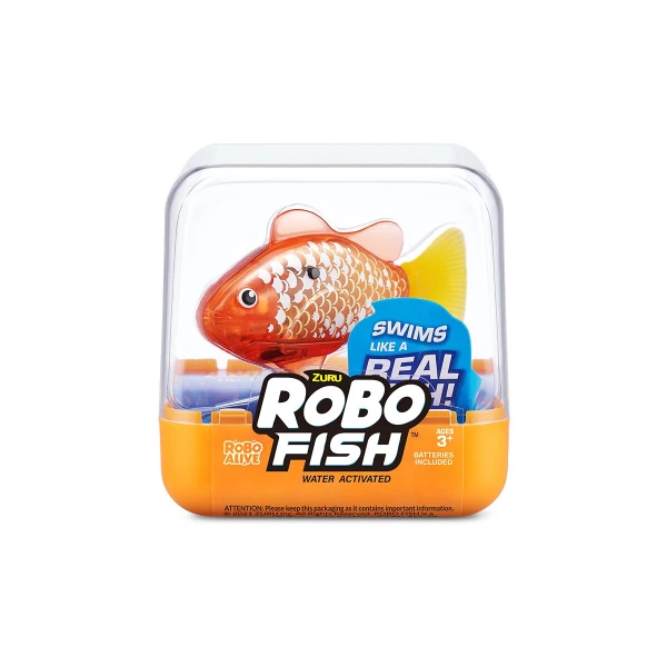 Интерактивная игрушка Роборыбка Pets &amp; Robo Alive 7191-2 Золотой (6900007361477)