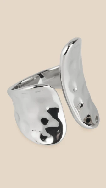Купить Кольцо женское "Sculptural metal" LAWA WTJ02634 Серебряный Артикул: 2000999550935 Фото №2