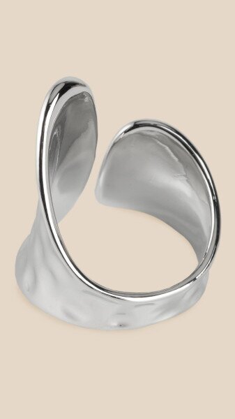 Купити Каблучка жіноча"Sculptural metal" LAWA WTJ02634 Срібний Артикул: 2000999550935 Фото №3