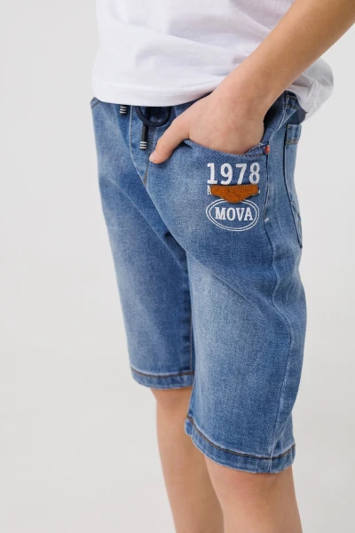 Капри для мальчика MOYABERLA 0025 98 см Синий (2000990334060S)