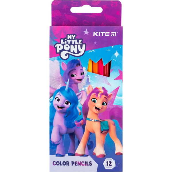 Олівці кольорові My Little Pony Kite LP24-051 12 кольорів (4063276174581)(SC)
