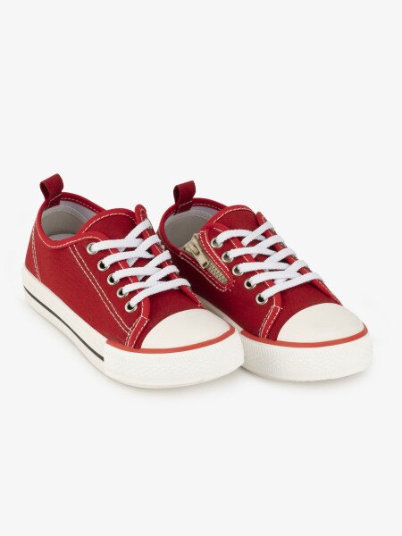 Купити Кеди для дівчинки Dinomin Q-707S 31 Темно-червоний Артикул: 2000999578922 Фото №4