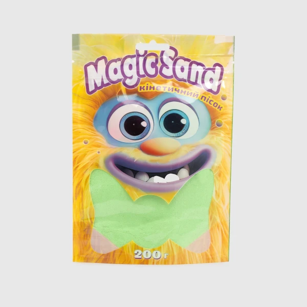 Кінетичний пісок &quot;Magic sand в пакеті&quot; STRATEG 39401-2 Зелений (4823113865016)