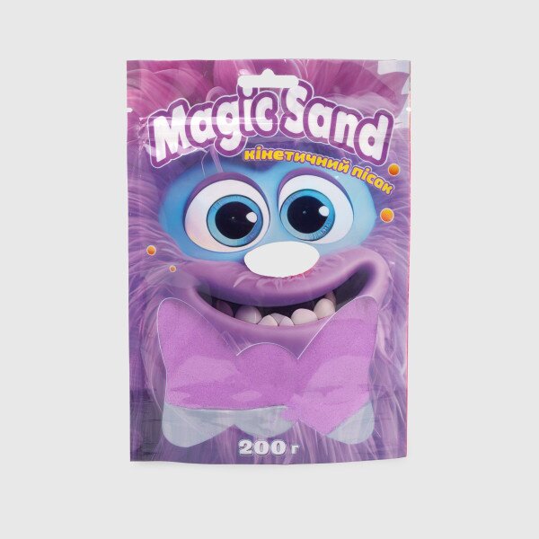 Кинетический песок &quot;Magic sand в пакете&quot; STRATEG 39401-4 Фиолетовый (4823113865023)