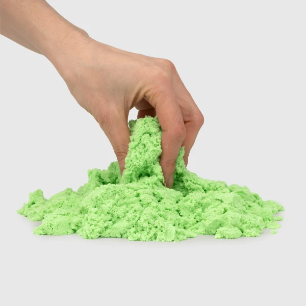 Купить Кинетический песок "Magic sand в пакете" STRATEG 39403-2 Зеленый (4823113865153) Артикул: 4823113865153 Фото №3