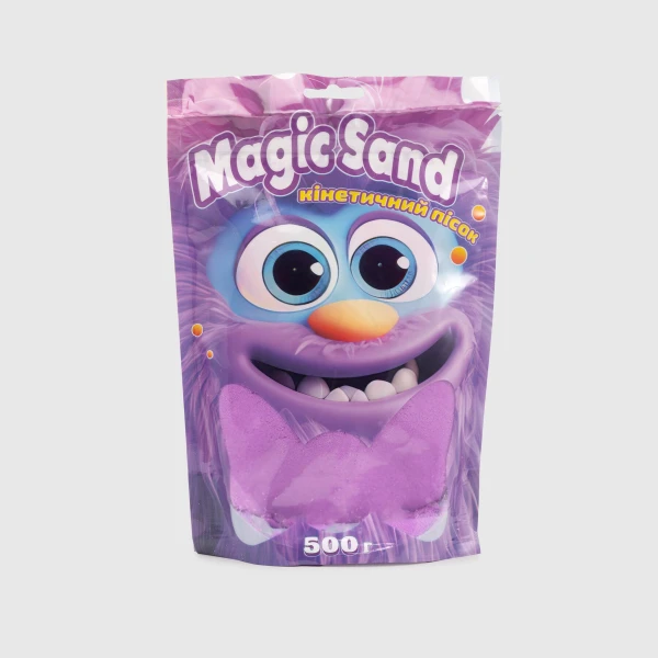 Кинетический песок &quot;Magic sand в пакете&quot; STRATEG 39403-4 Фиолетовый (4823113865177)